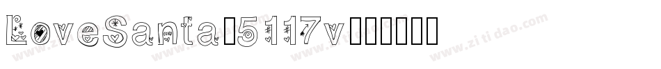 LoveSanta-5117v字体转换