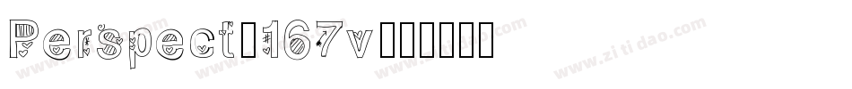 Perspect-167v字体转换