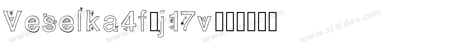 Veselka4f-j17v字体转换