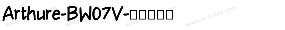 Arthure-BW07V字体转换