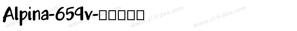 Alpina-659v字体转换