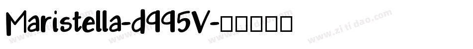 Maristella-d995V字体转换