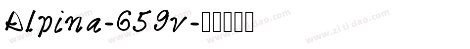 Alpina-659v字体转换