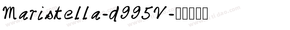 Maristella-d995V字体转换