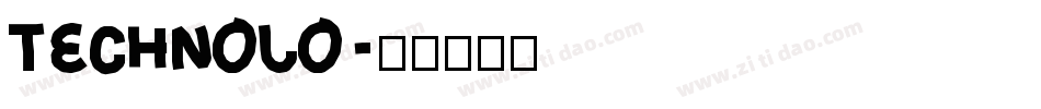TECHNOLO字体转换
