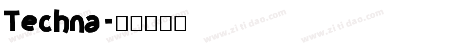 Techna字体转换