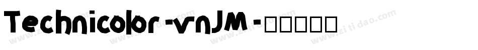 Technicolor-vnJM字体转换