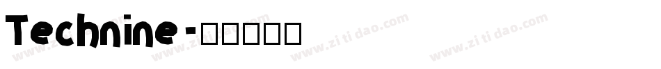 Technine字体转换