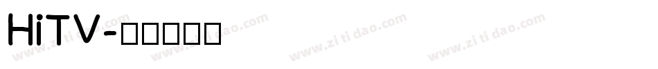 HiTV字体转换