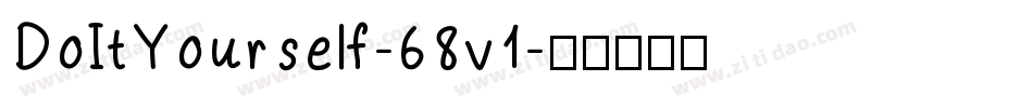 DoItYourself-68v1字体转换