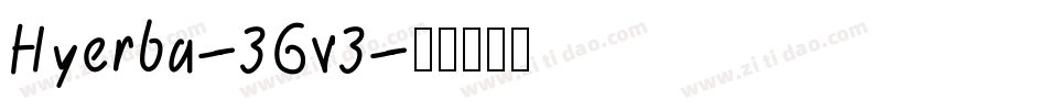 Hyerba-36v3字体转换