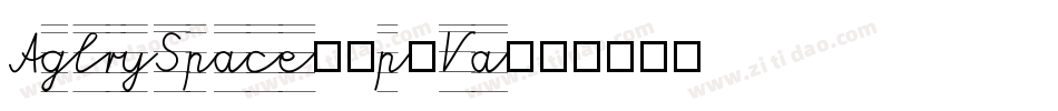 AglrySpace1-p5Va字体转换