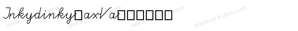 Inkydinky-axVa字体转换