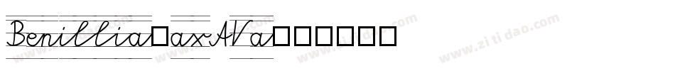Benillia-axAVa字体转换