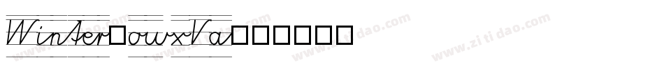 Winter-owxVa字体转换