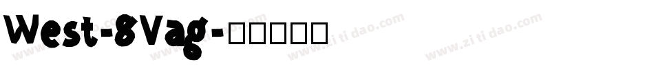 West-8Vag字体转换