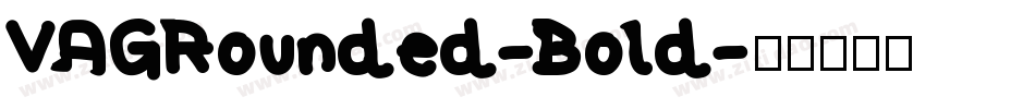 VAGRounded-Bold字体转换