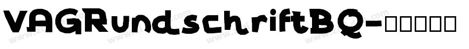 VAGRundschriftBQ字体转换
