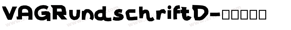 VAGRundschriftD字体转换