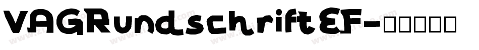 VAGRundschriftEF字体转换