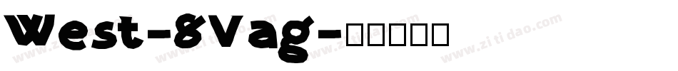 West-8Vag字体转换