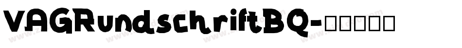 VAGRundschriftBQ字体转换