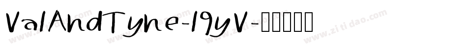 ValAndTyne-l9yV字体转换