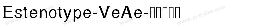 Estenotype-VeAe字体转换