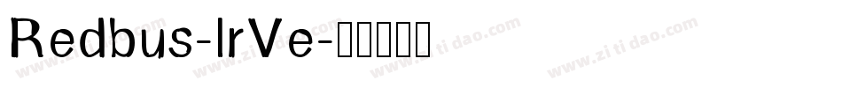 Redbus-lrVe字体转换