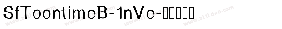 SfToontimeB-1nVe字体转换