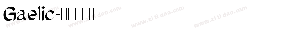 Gaelic字体转换