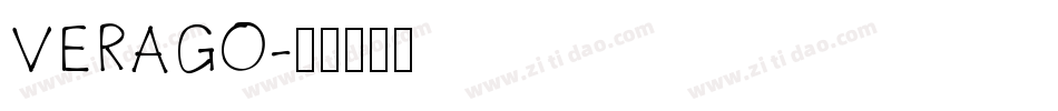 VERAGO字体转换