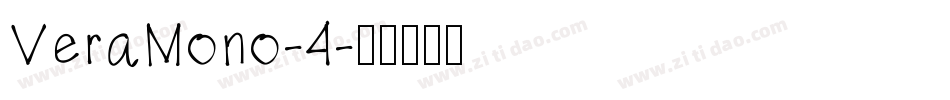 VeraMono-4字体转换
