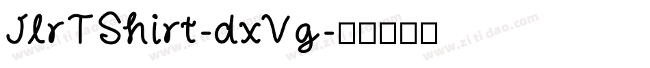 JlrTShirt-dxVg字体转换