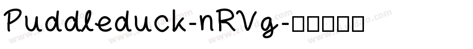 Puddleduck-nRVg字体转换