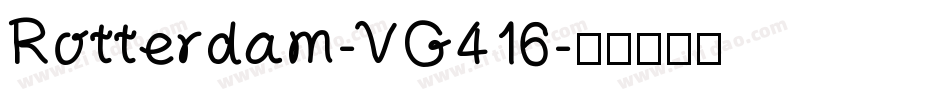 Rotterdam-VG416字体转换