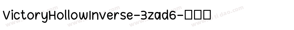 VictoryHollowInverse-3zad6字体转换