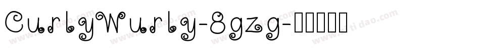 CurlyWurly-8gzg字体转换