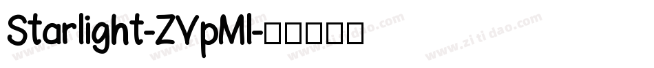 Starlight-ZVpMl字体转换