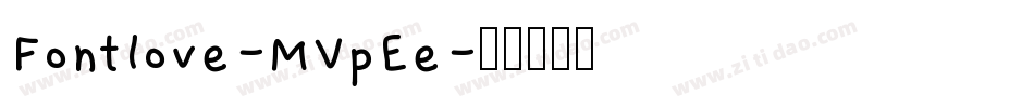 Fontlove-MVpEe字体转换
