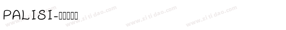 PALISI字体转换
