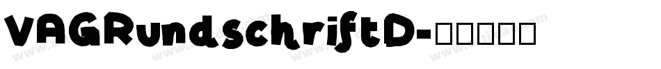 VAGRundschriftD字体转换
