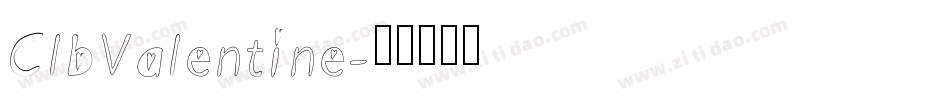 ClbValentine字体转换