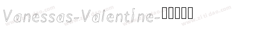 Vanessas-Valentine字体转换