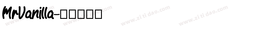 MrVanilla字体转换
