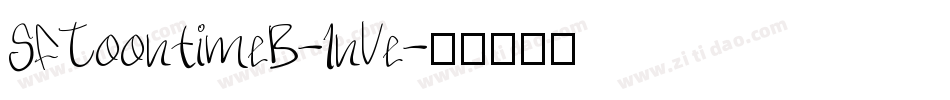 SfToontimeB-1nVe字体转换
