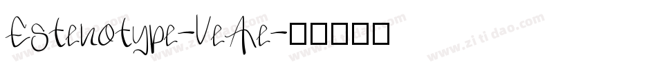 Estenotype-VeAe字体转换