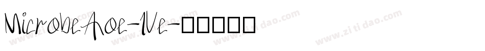 MicrobeAoe-1Ve字体转换