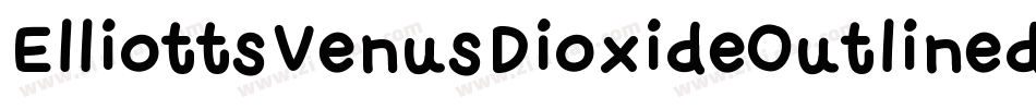 ElliottsVenusDioxideOutlined字体转换
