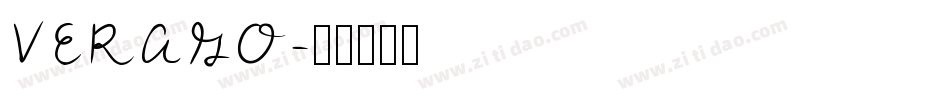 VERAGO字体转换